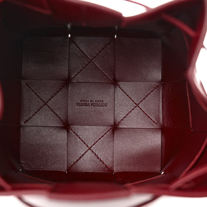 Bottega Veneta Nappa Maxi Intrecciato Small Cassette Bucket Bag Bordeaux 5 of 9