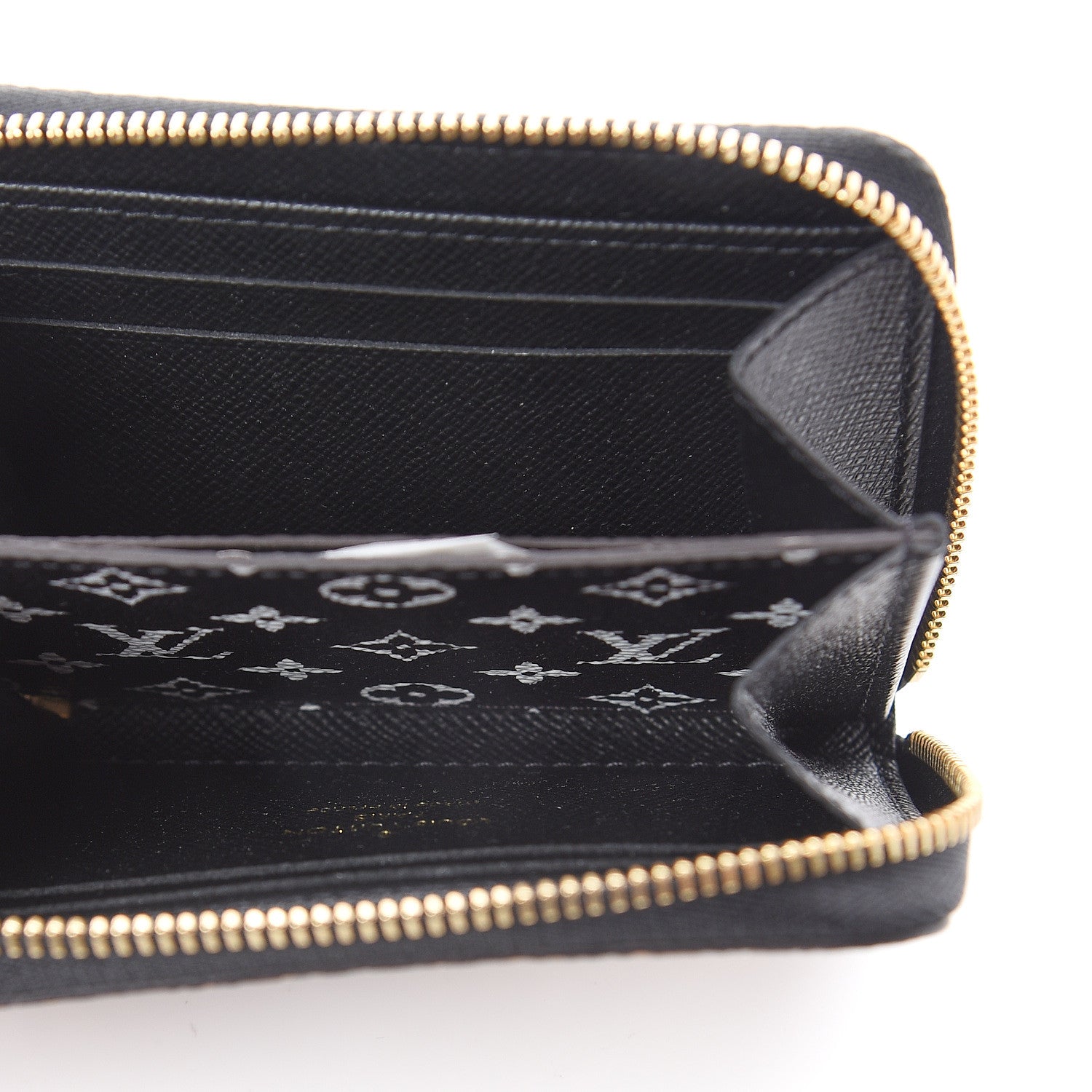 Louis Vuitton Monogram Giant Jungle Zippy Coin Purse Black 4 of 5