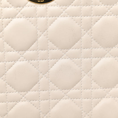 Christian Dior Lambskin Cannage Large Lady Dior Light Beige 14 of 16