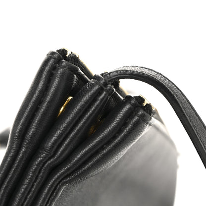 Celine Lambskin Large Trio Crossbody Bag Black 13 of 15