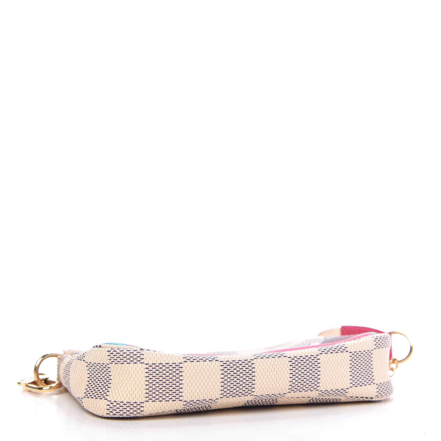Louis Vuitton Damier Azur 2015 Christmas Animation Mini Pochette Accessories 4 of 10
