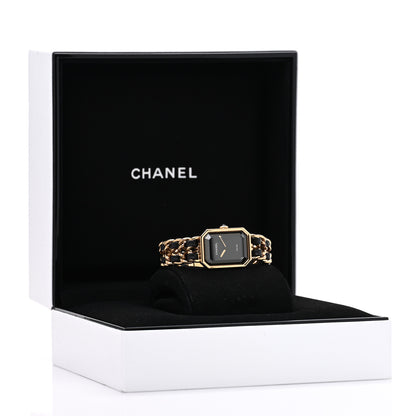 Chanel Stainless Steel Lambskin 20mm Chain Premiere Quartz Watch Gold M 4 of 4