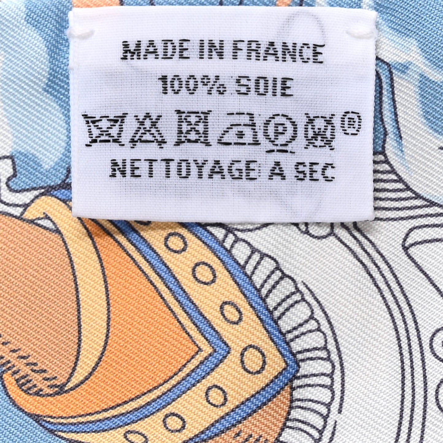 Silk Sur Mon Nuage Twilly Creme Bleu Ciel Orange
