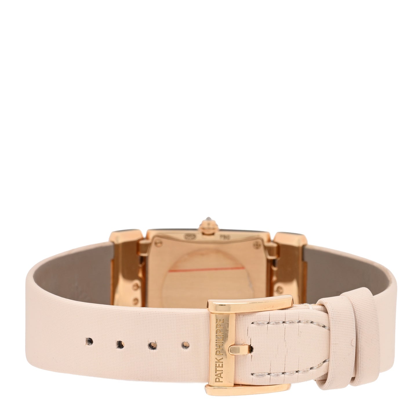 18K Rose Gold Satin Diamond 25mm Twenty-4 Quartz Watch White 4920R-010