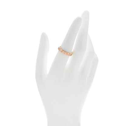 Cartier 18K Pink Gold 3.5mm LOVE Wedding Band Ring 55 7.25 2 of 5