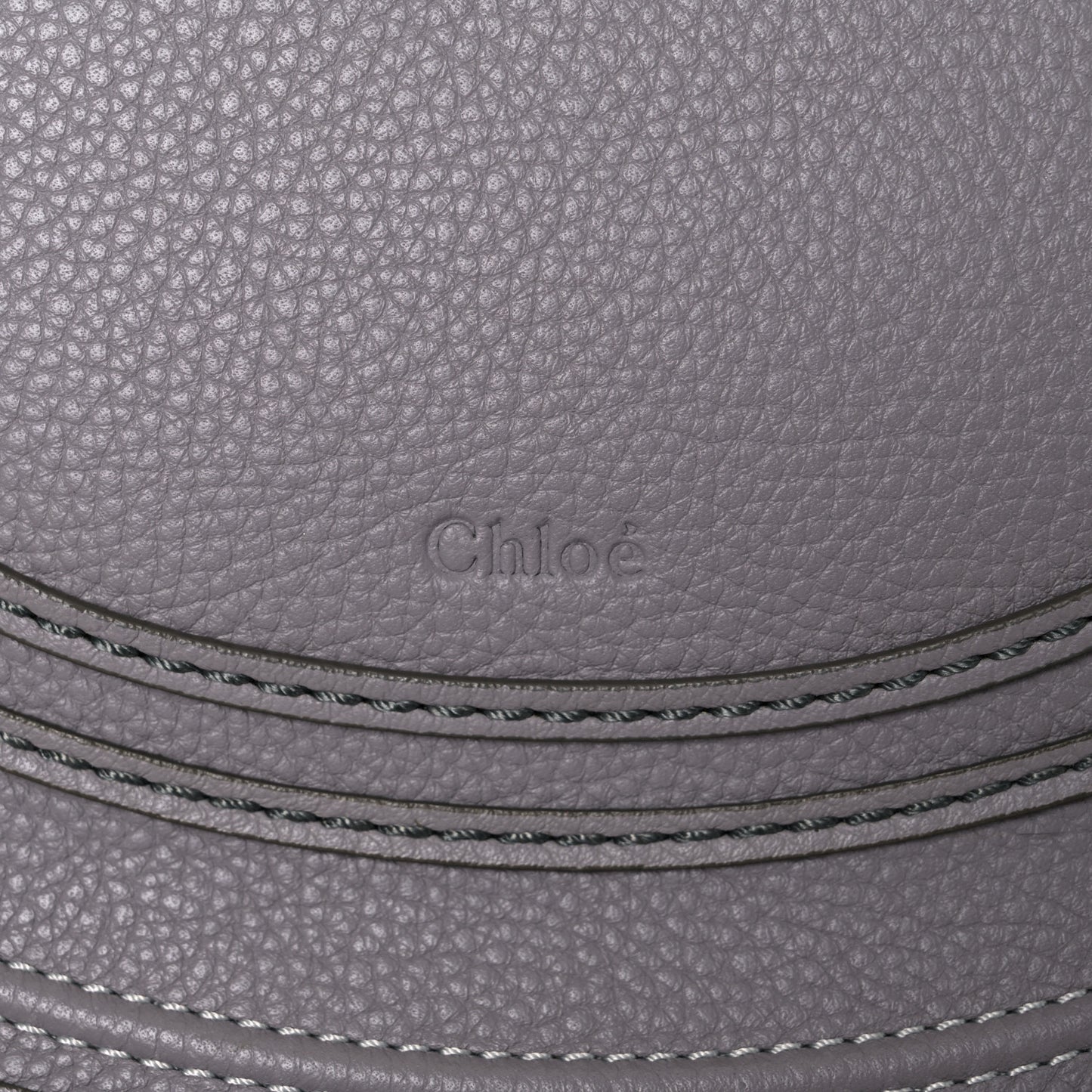 Calfskin Medium Marcie Round Crossbody Bag Cashmere Grey
