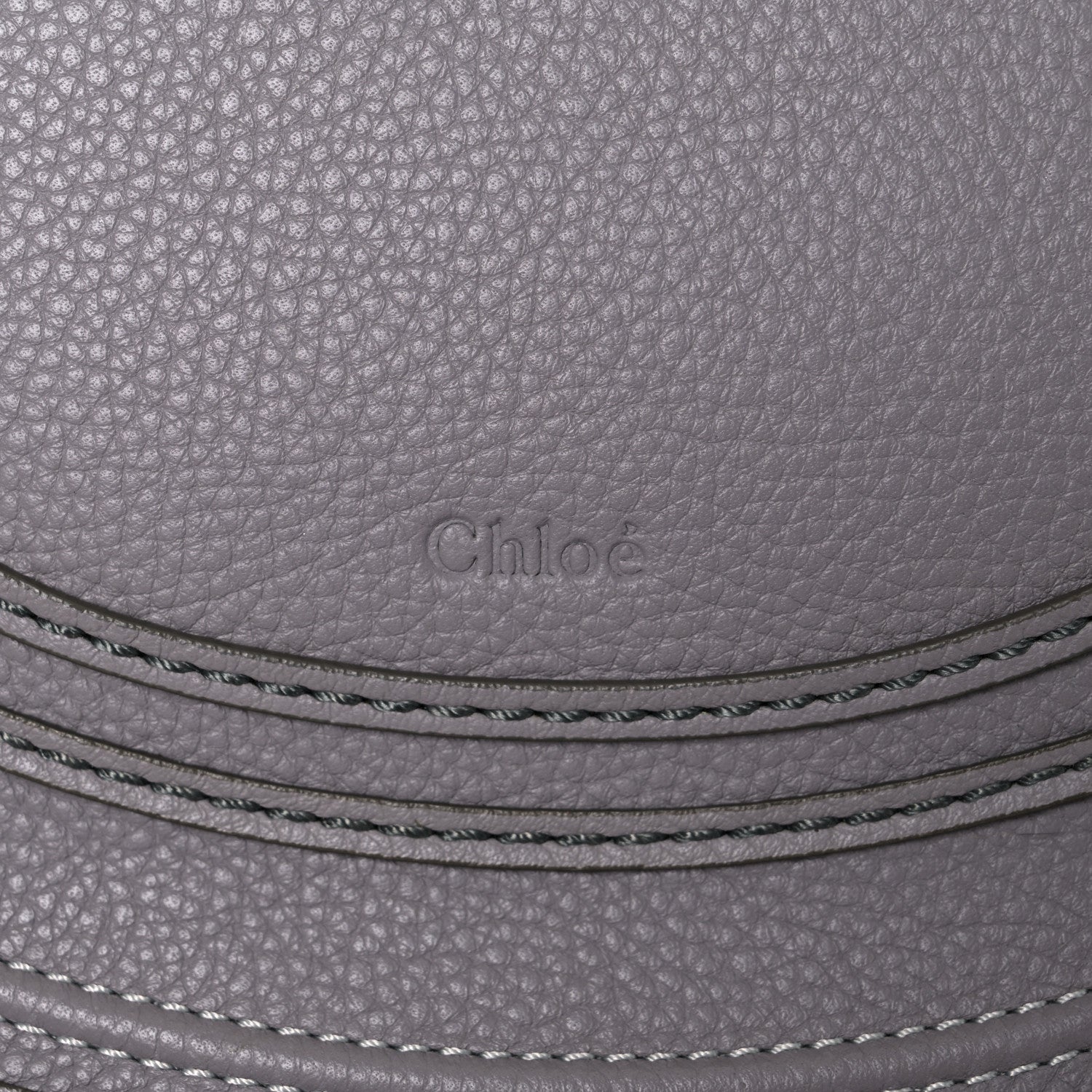 Chloe Calfskin Medium Marcie Round Crossbody Bag Cashmere Grey 10 of 10