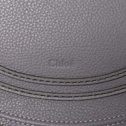 Chloe Calfskin Medium Marcie Round Crossbody Bag Cashmere Grey 10 of 10