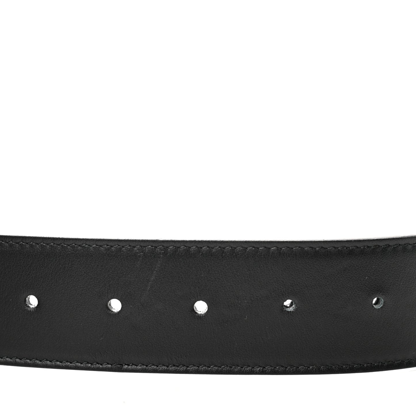 GG Supreme Monogram Matte Plutone Calfskin Double G 40mm Belt 90 36 Beige Ebony Black
