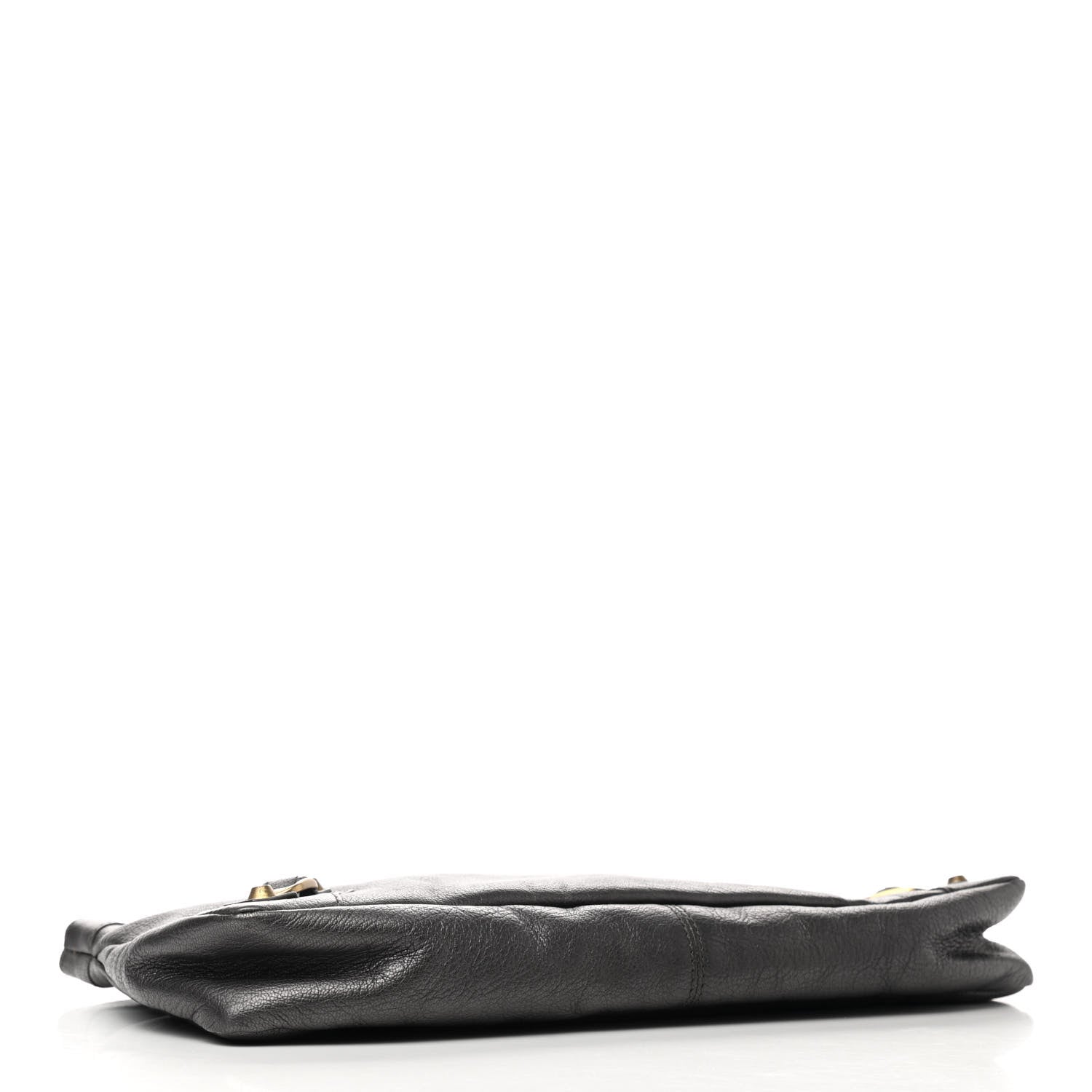 Balenciaga Chevre Classic Gold Hardware Premier Clutch Bronze 3 of 6
