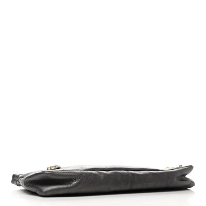 Balenciaga Chevre Classic Gold Hardware Premier Clutch Bronze 3 of 6