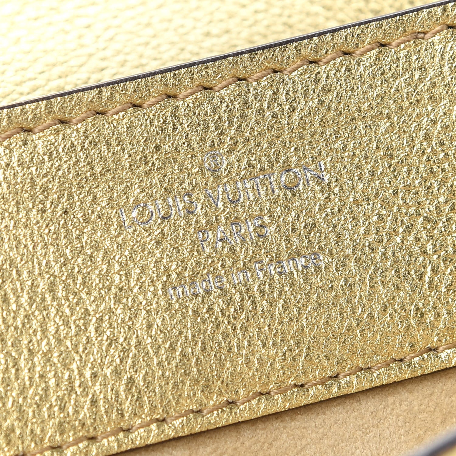 Louis Vuitton Metallic Calfskin Lockme Mini Backpack Gold 6 of 9