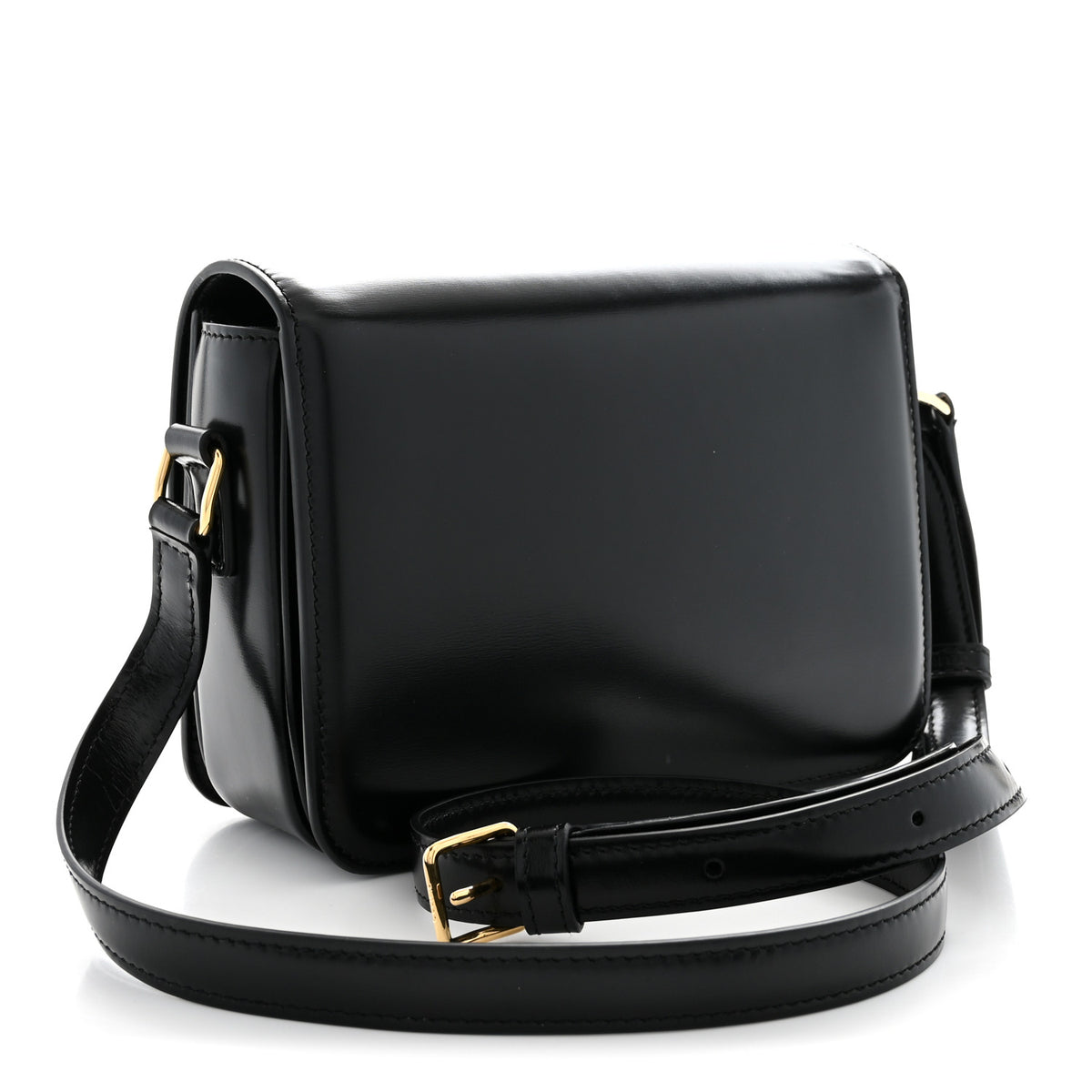 Shiny Calfskin Teen Triomphe Black