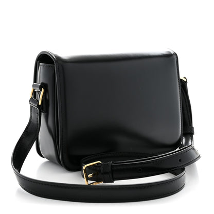 Celine Shiny Calfskin Teen Triomphe Black 3 of 10