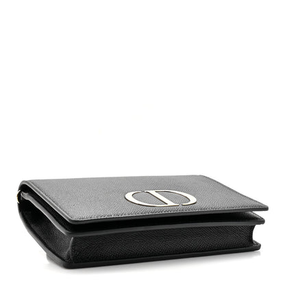 Christian Dior Calfskin 30 Montaigne 2 in 1 Pouch Black 4 of 11
