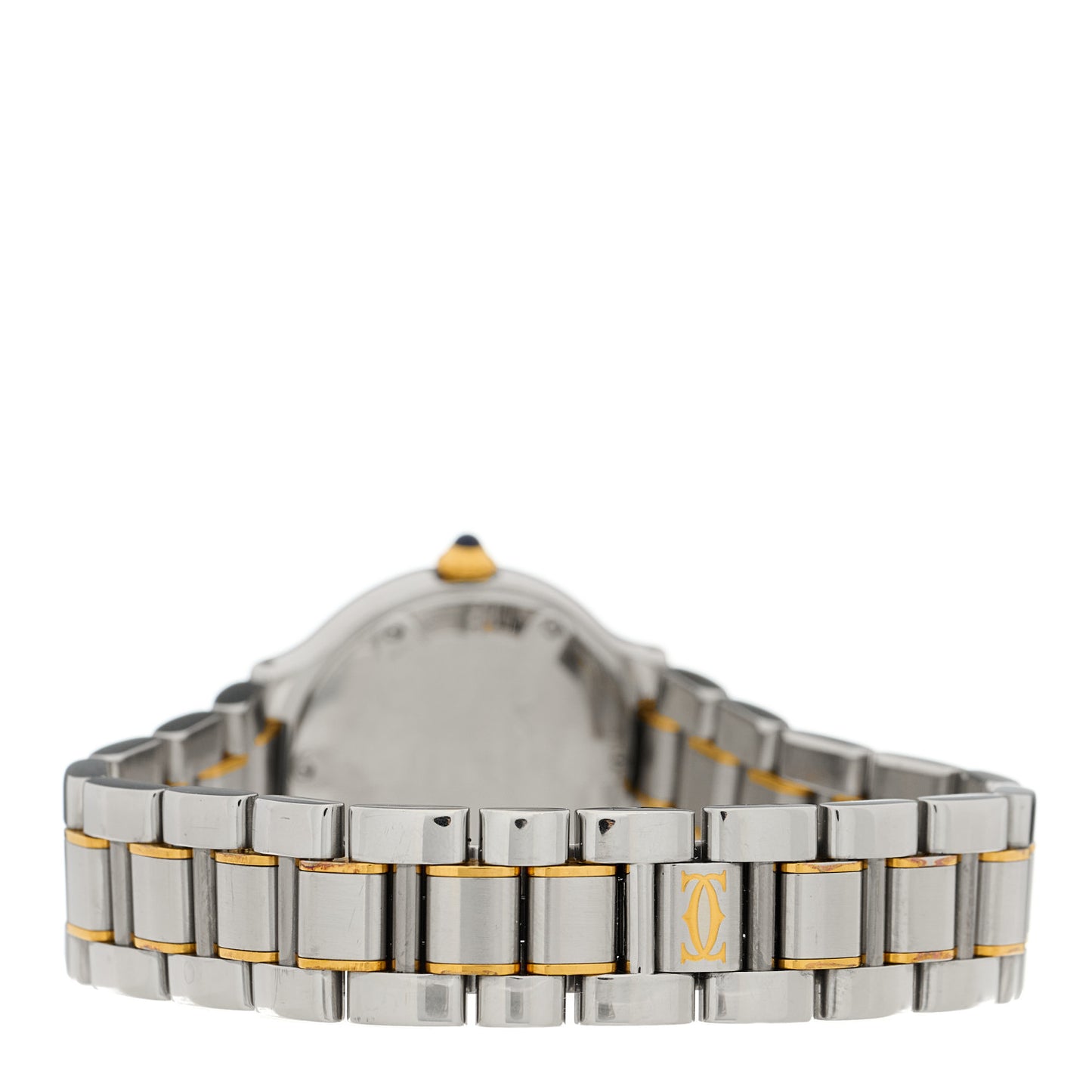 Stainless Steel 18K Yellow Gold 28mm Must de 21 Quartz Watch