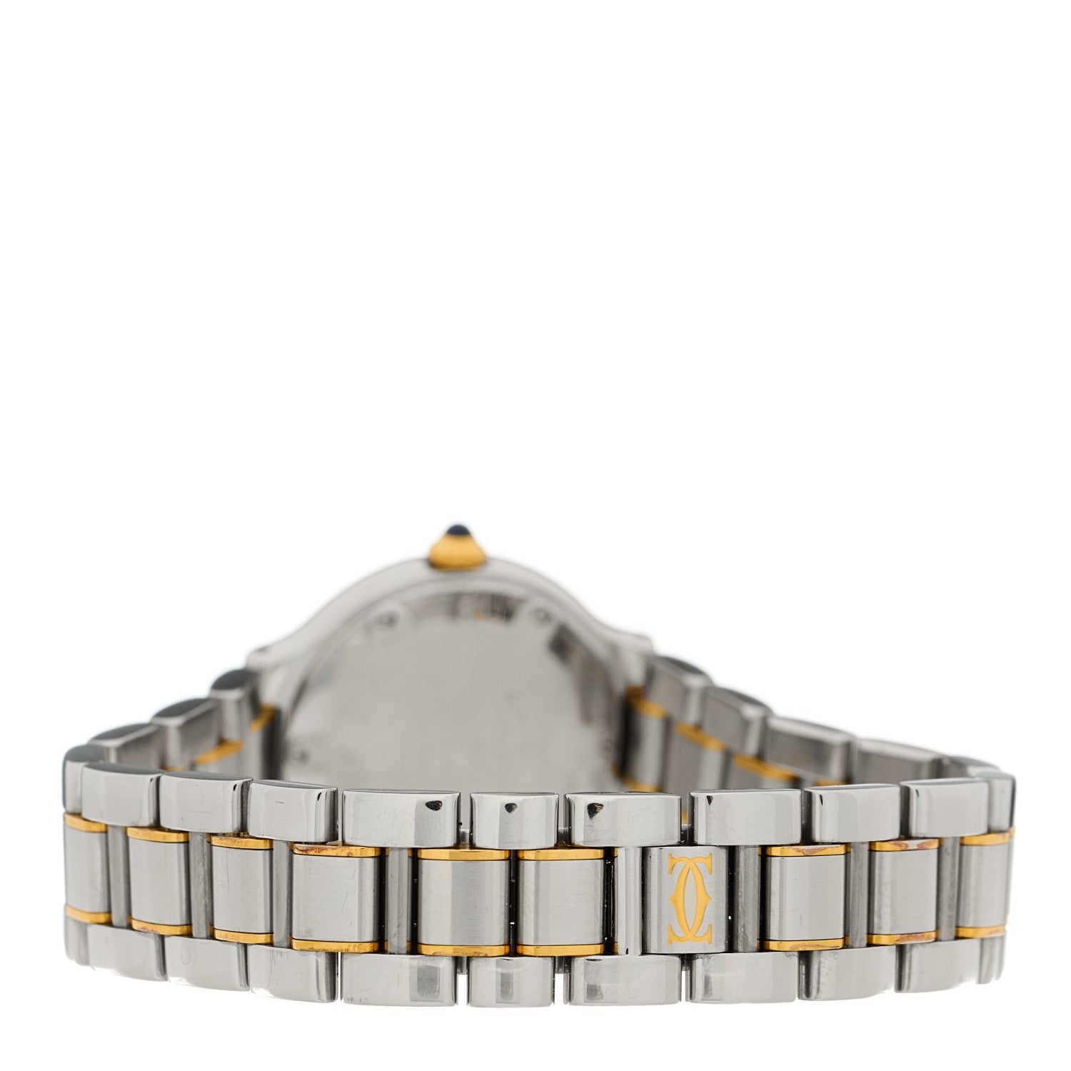 Cartier Stainless Steel 18K Yellow Gold 28mm Must de 21 Quartz Watch 3 of 4