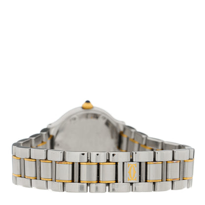 Cartier Stainless Steel 18K Yellow Gold 28mm Must de 21 Quartz Watch 3 of 4