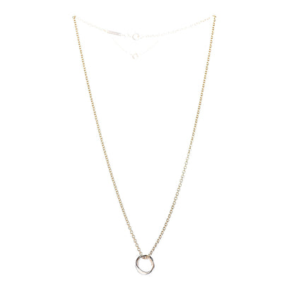 Cartier 18K Pink Yellow White Gold Baby Trinity Pendant Necklace 3 of 7