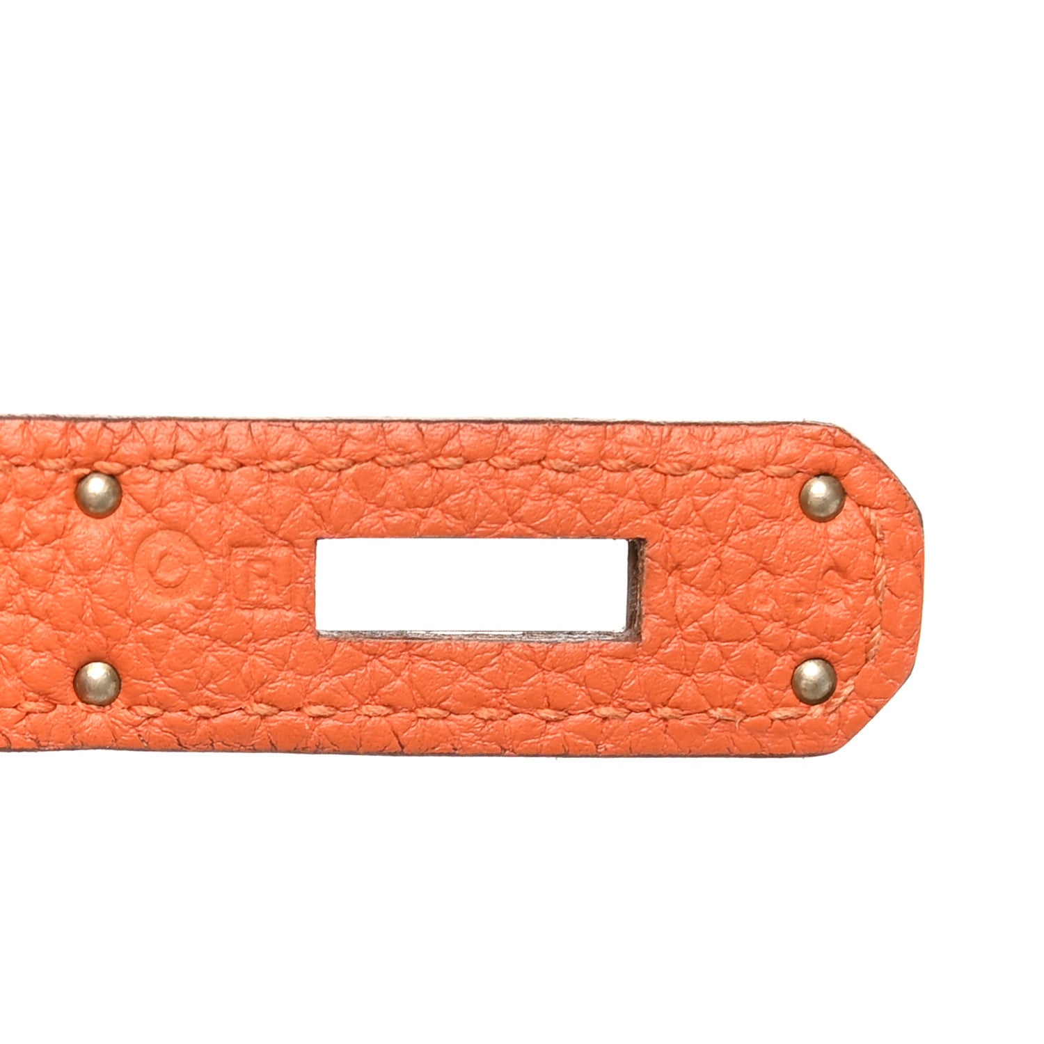 Hermes Togo Kelly Retourne 32 Orange 7 of 10