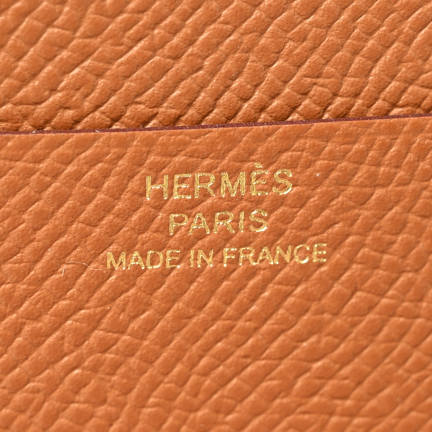 Hermes Epsom Tri-Fold Compact Bearn Wallet Gold 6 of 8
