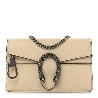 Gucci Dollar Calfskin Crystal Super Mini Dionysus Shoulder Bag Mystic White Black Diamond 1 of 11