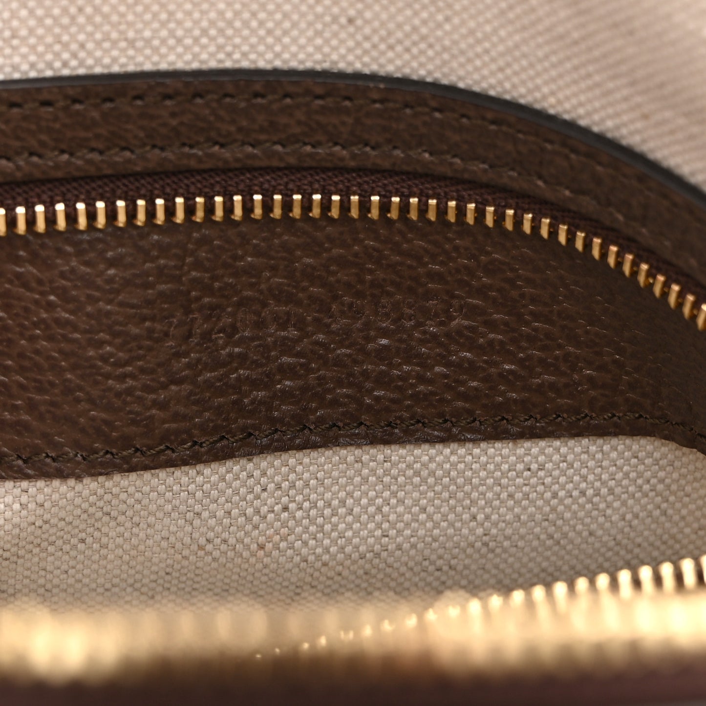 GG Supreme Monogram Web Small Ophidia Top Handle Bag  Beige Ebony