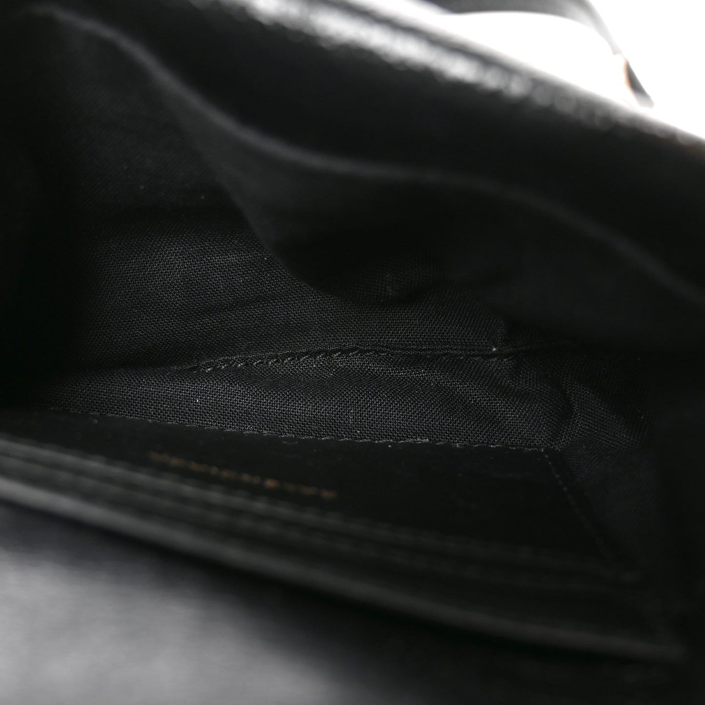 Arena Calfskin Puffy Monaco Chain Shoulder Bag  Black
