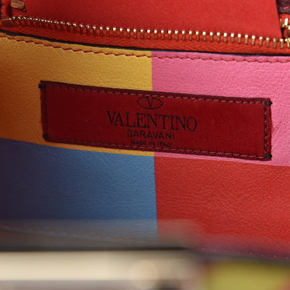 Valentino Garavani Vitello 1973 Mini Rockstud Tote Multicolor 8 of 9