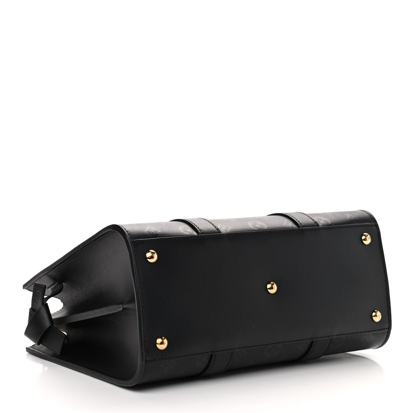 Monogram Cuir Plume Very Tote MM Black