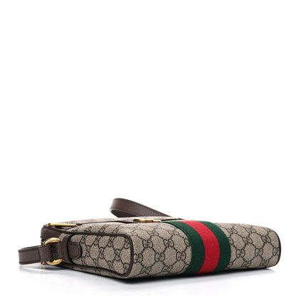 Gucci GG Supreme Monogram Web Small Ophidia Messenger Bag Brown 3 of 6