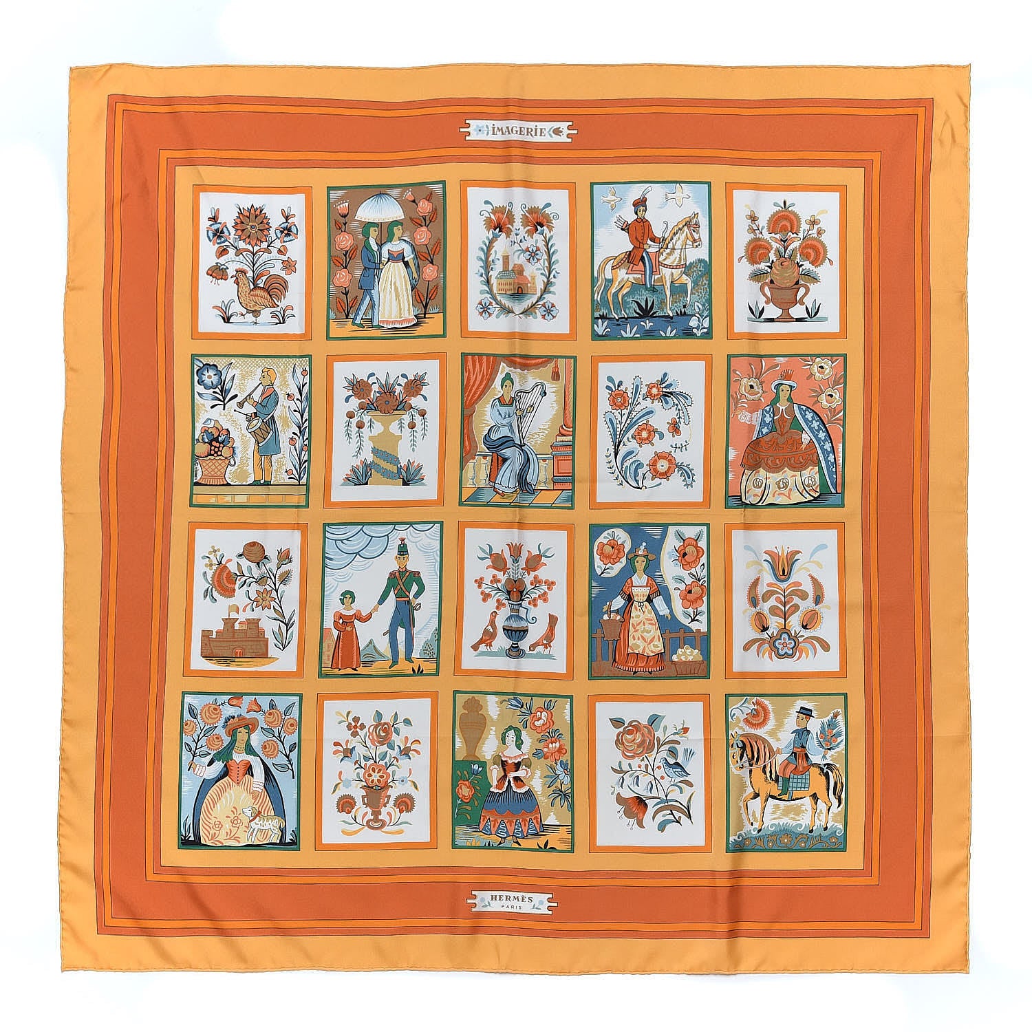 Hermes Silk Imagerie Scarf 90 1 of 4