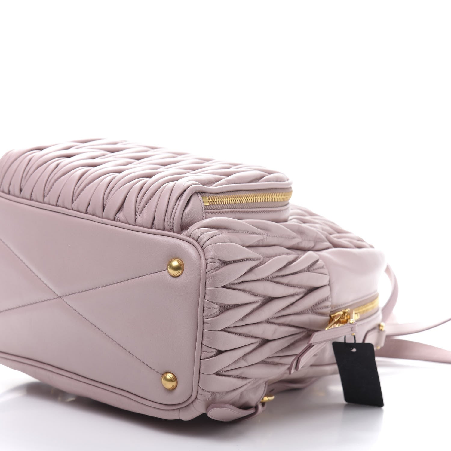 Miu Miu Nappa Matelasse Backpack Mughetto 6 of 9