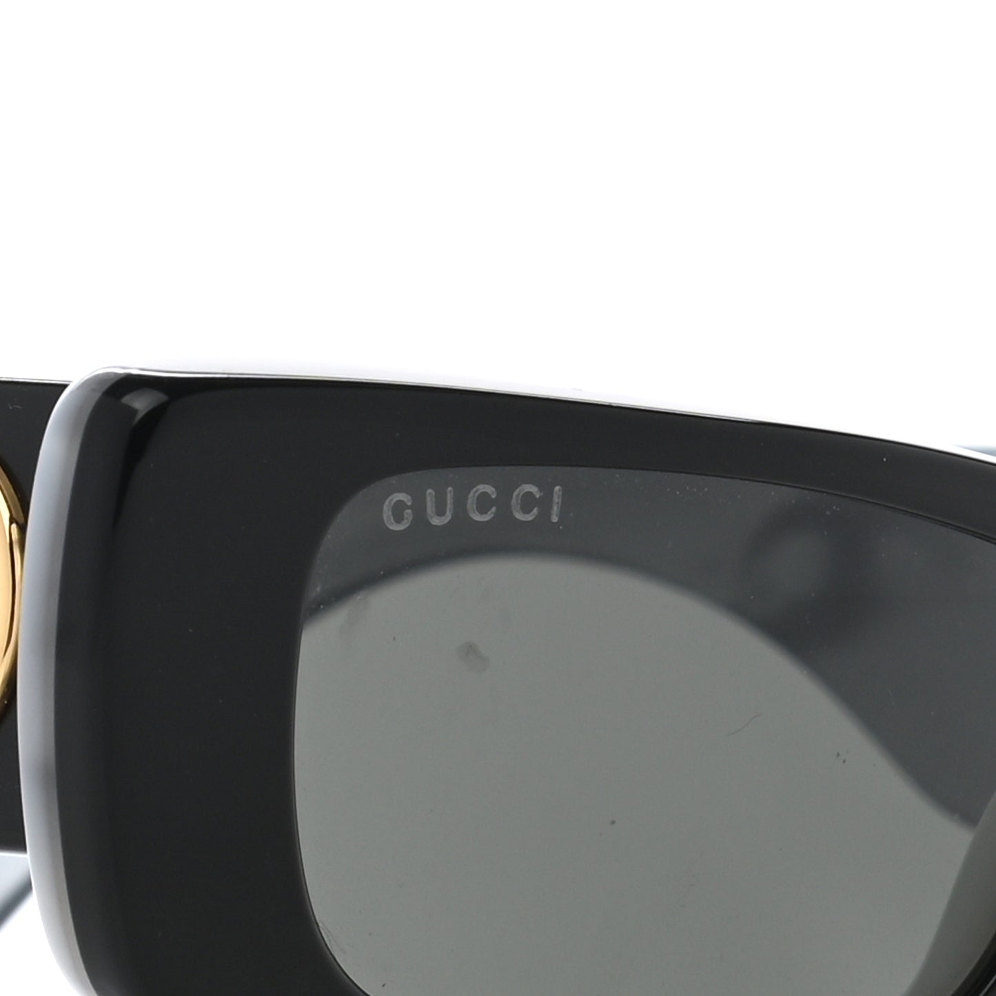Acetate Rectangular Sunglasses GG0516S Black