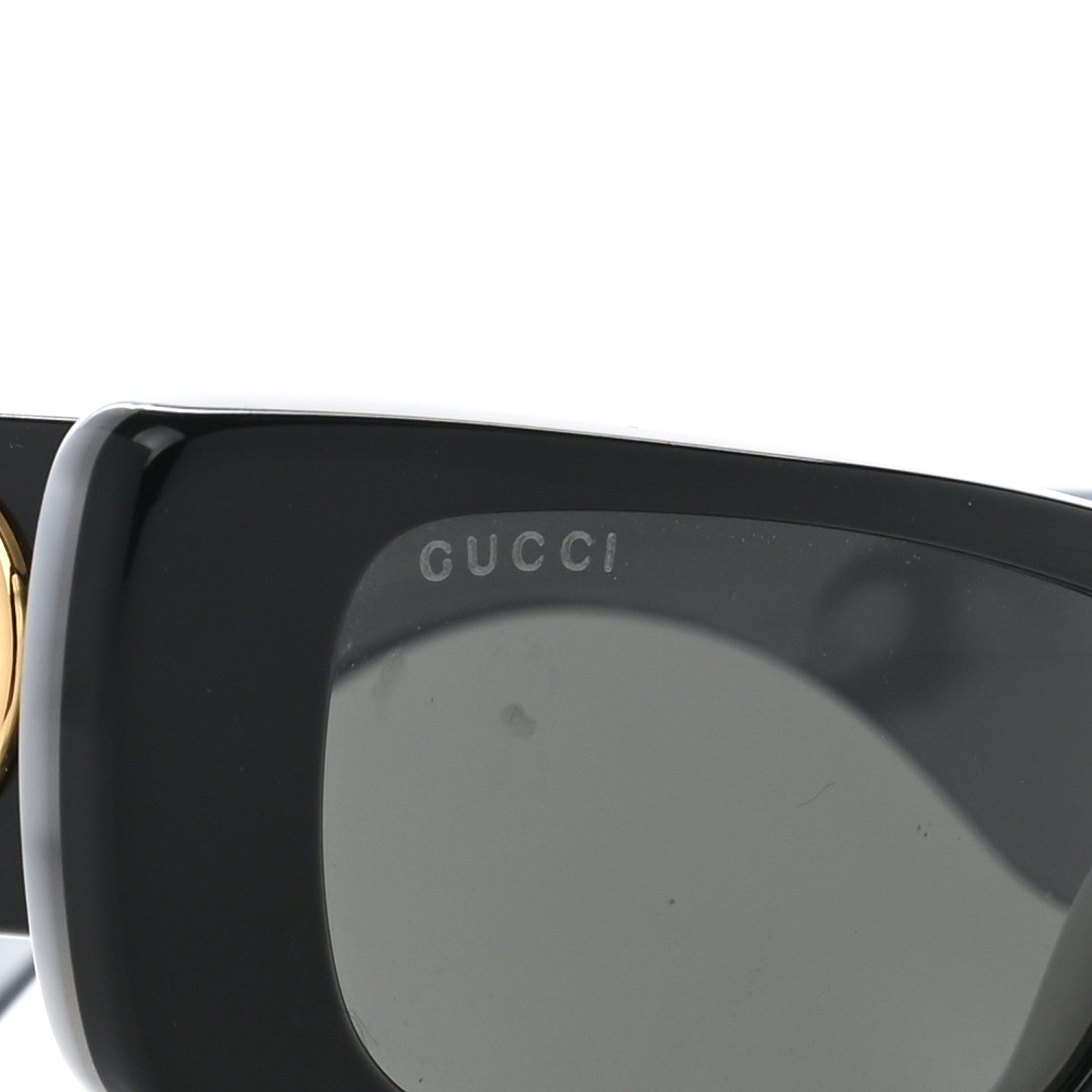 Gucci Acetate Rectangular Sunglasses GG0516S Black 9 of 9
