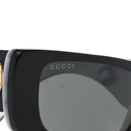 Gucci Acetate Rectangular Sunglasses GG0516S Black 9 of 9