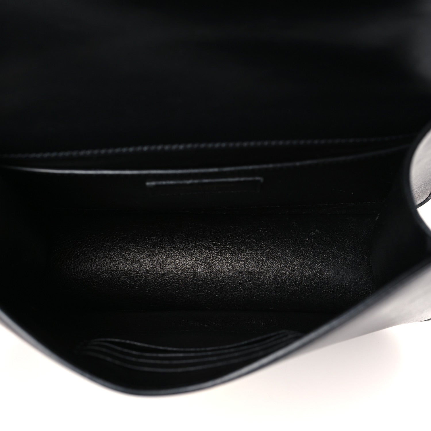 Saint Laurent Smooth Calfskin Small Spontini Saddle Bag Black 5 of 12