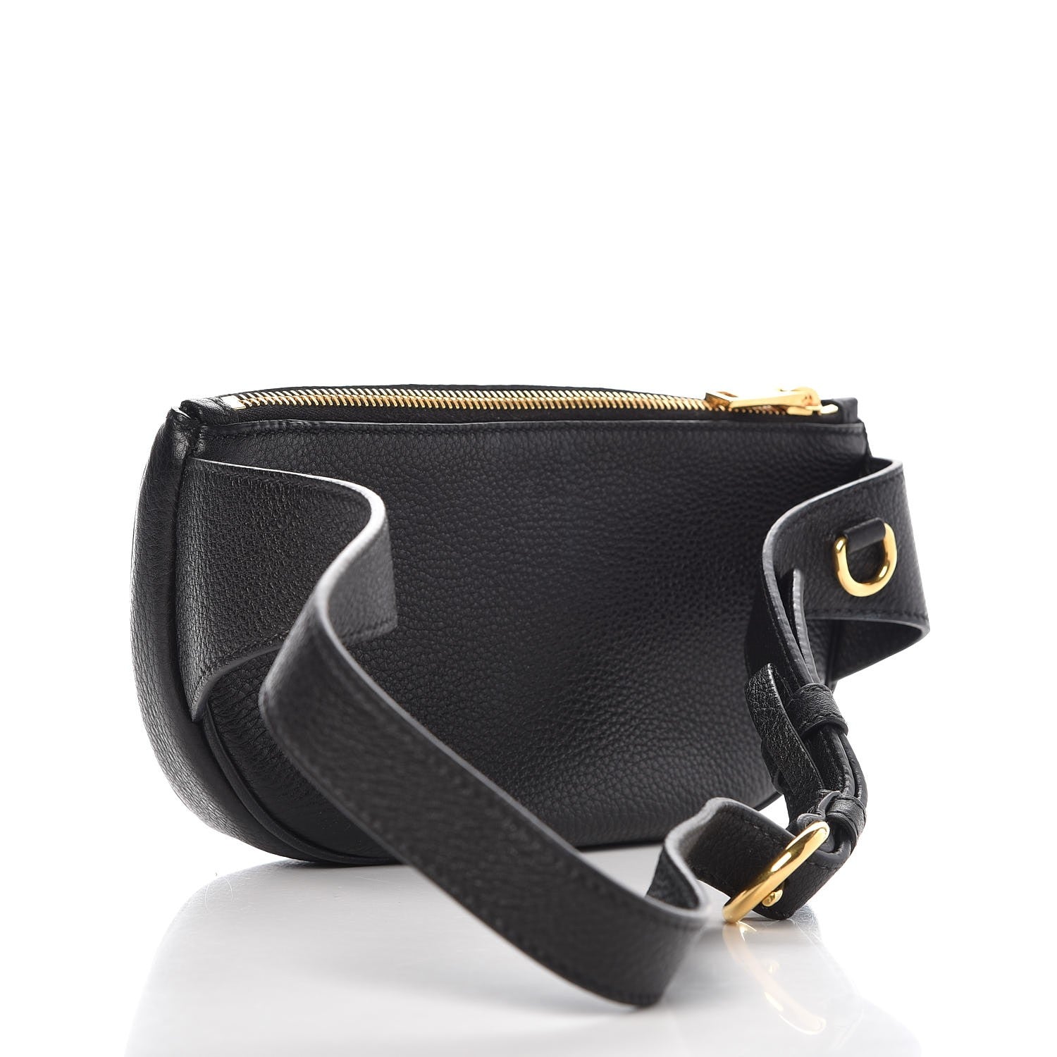Prada Vitello Daino Small Belt Bag Black 3 of 9