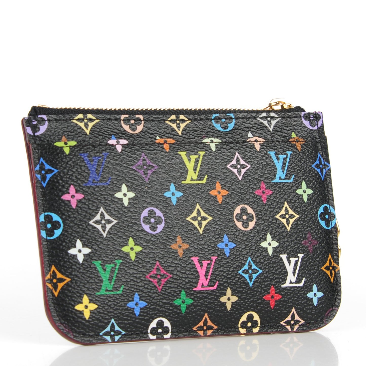 Monogram Multicolor Key Pouch Black Grenade