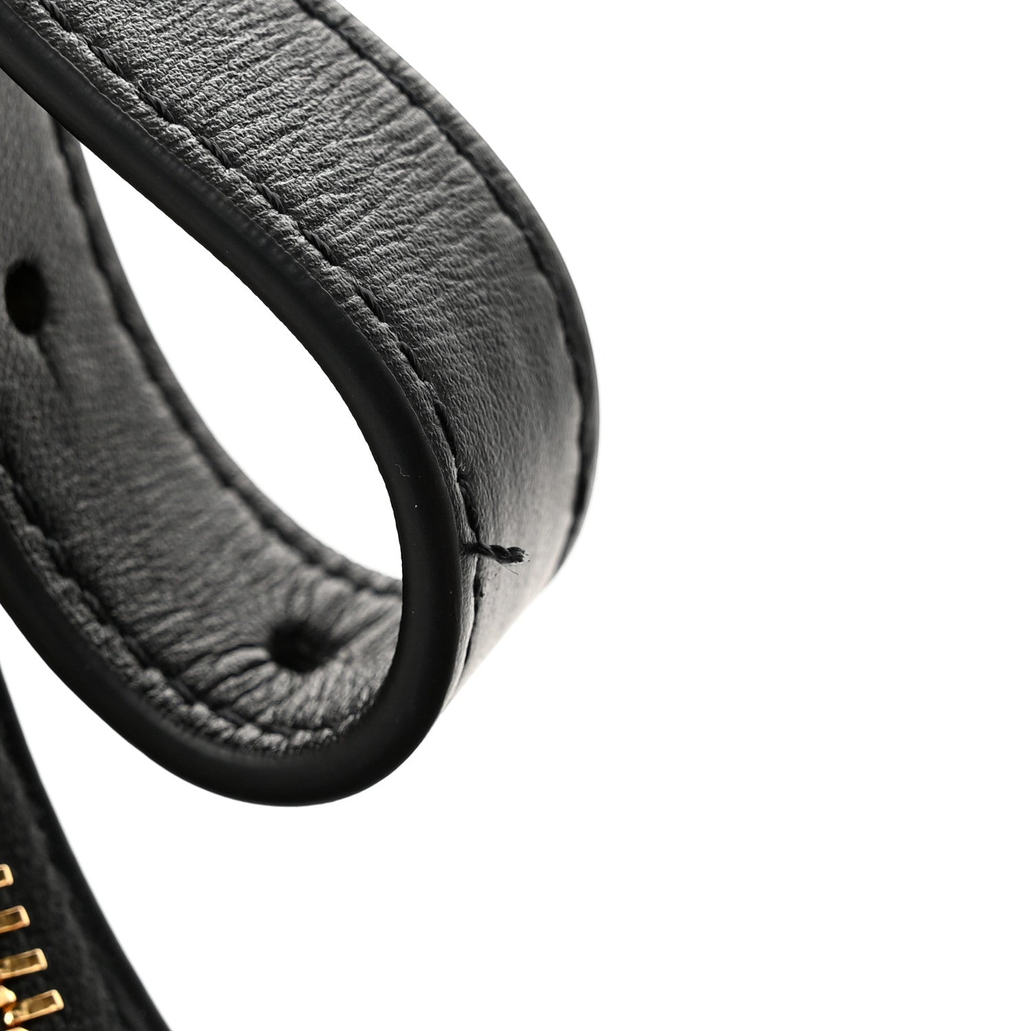 Celine Smooth Calfskin Medium Strap Ava Triomphe Shoulder Bag Black 11 of 11