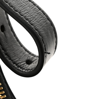 Celine Smooth Calfskin Medium Strap Ava Triomphe Shoulder Bag Black 11 of 11