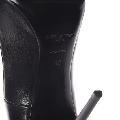 Saint Laurent Calfskin Zoe 105 Pumps 39 Black 7 of 8