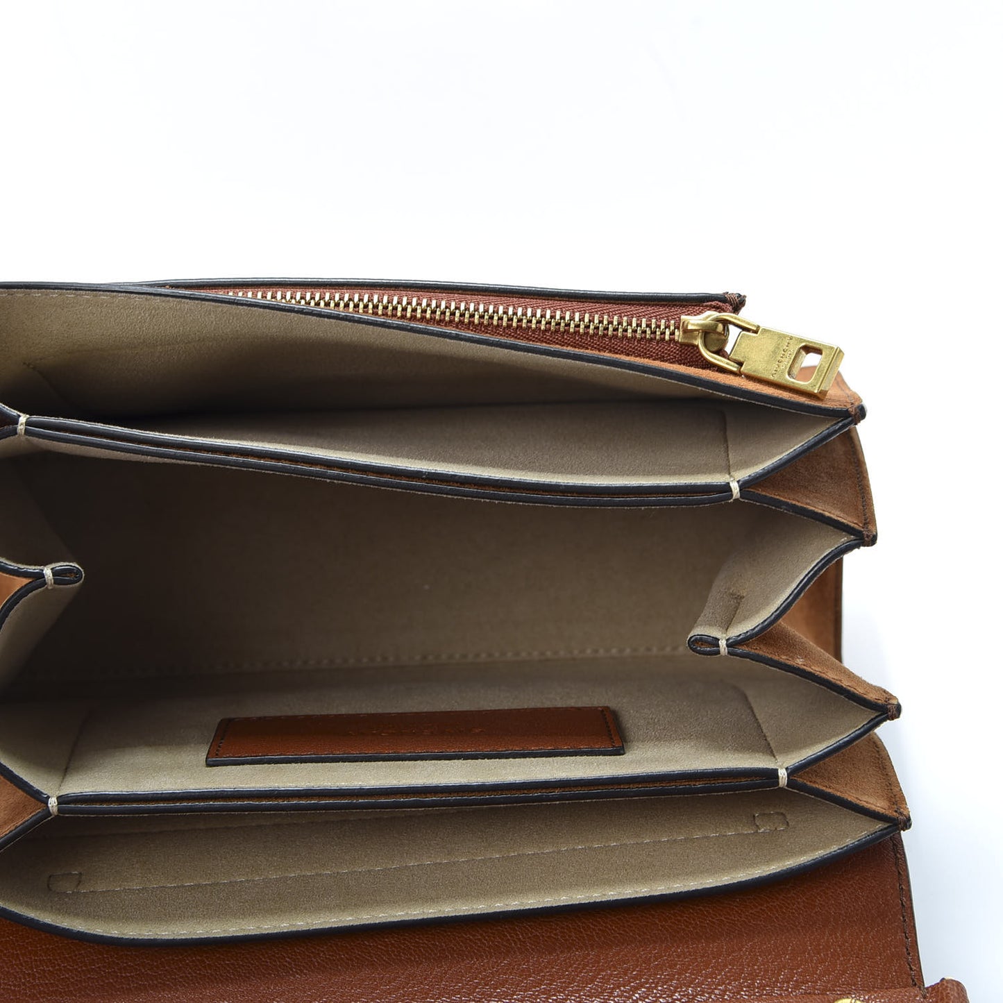 Goatskin Small GV3 Shoulder Bag Chestnut