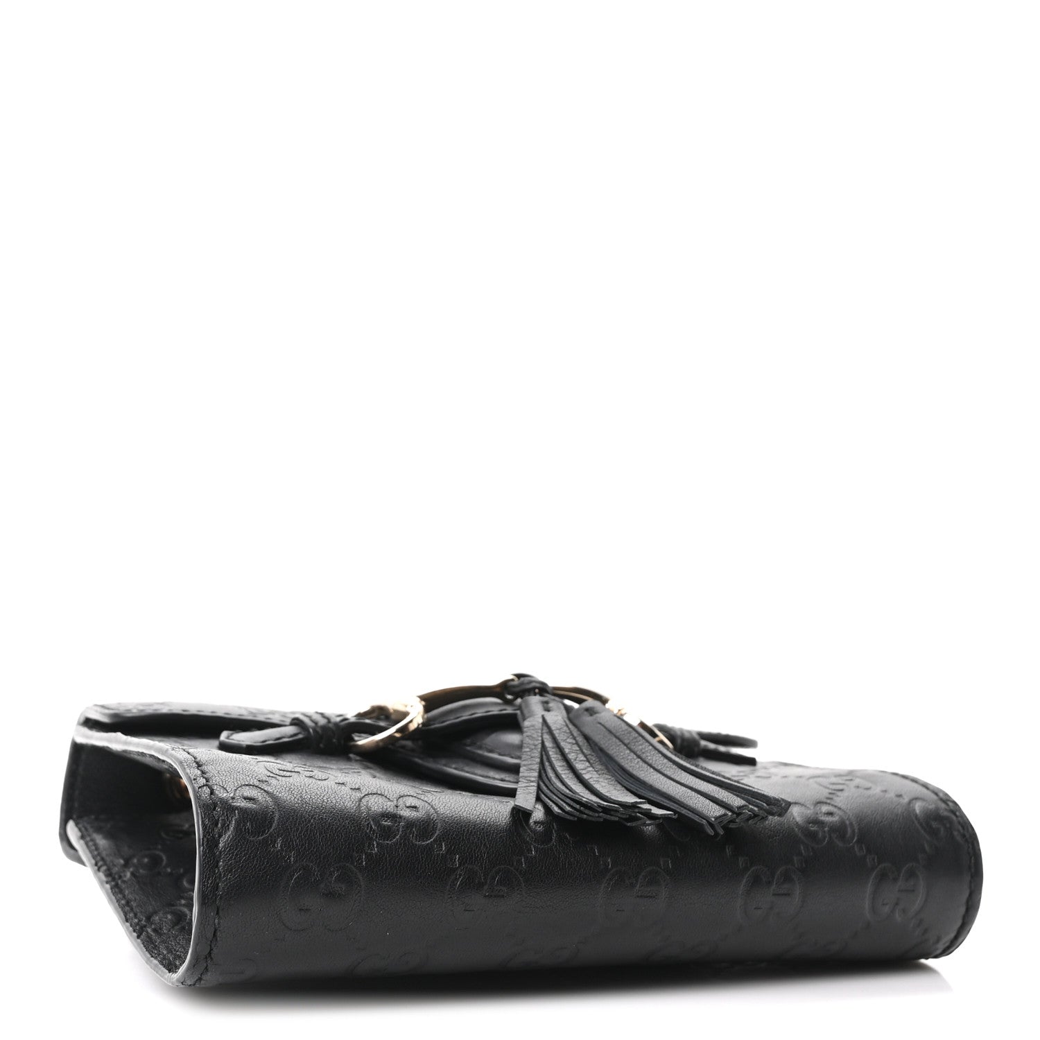 Gucci Guccissima Mini Emily Shoulder Bag Black 4 of 10