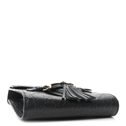 Gucci Guccissima Mini Emily Shoulder Bag Black 4 of 10