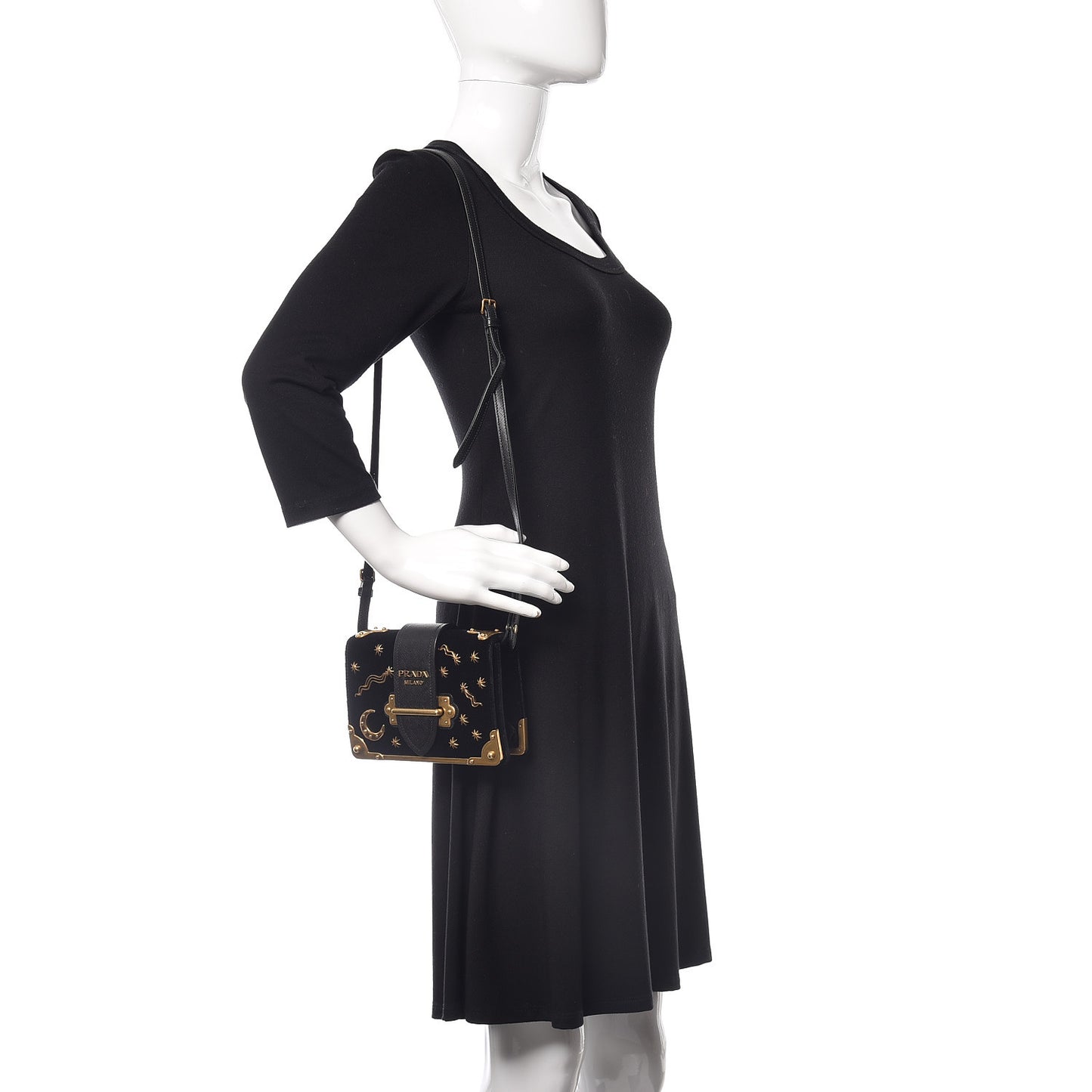 Velvet Cahier Astrology Bag Black