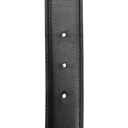 Hermes Box Togo 32mm Martelee H Belt 75 Black Gold 6 of 9