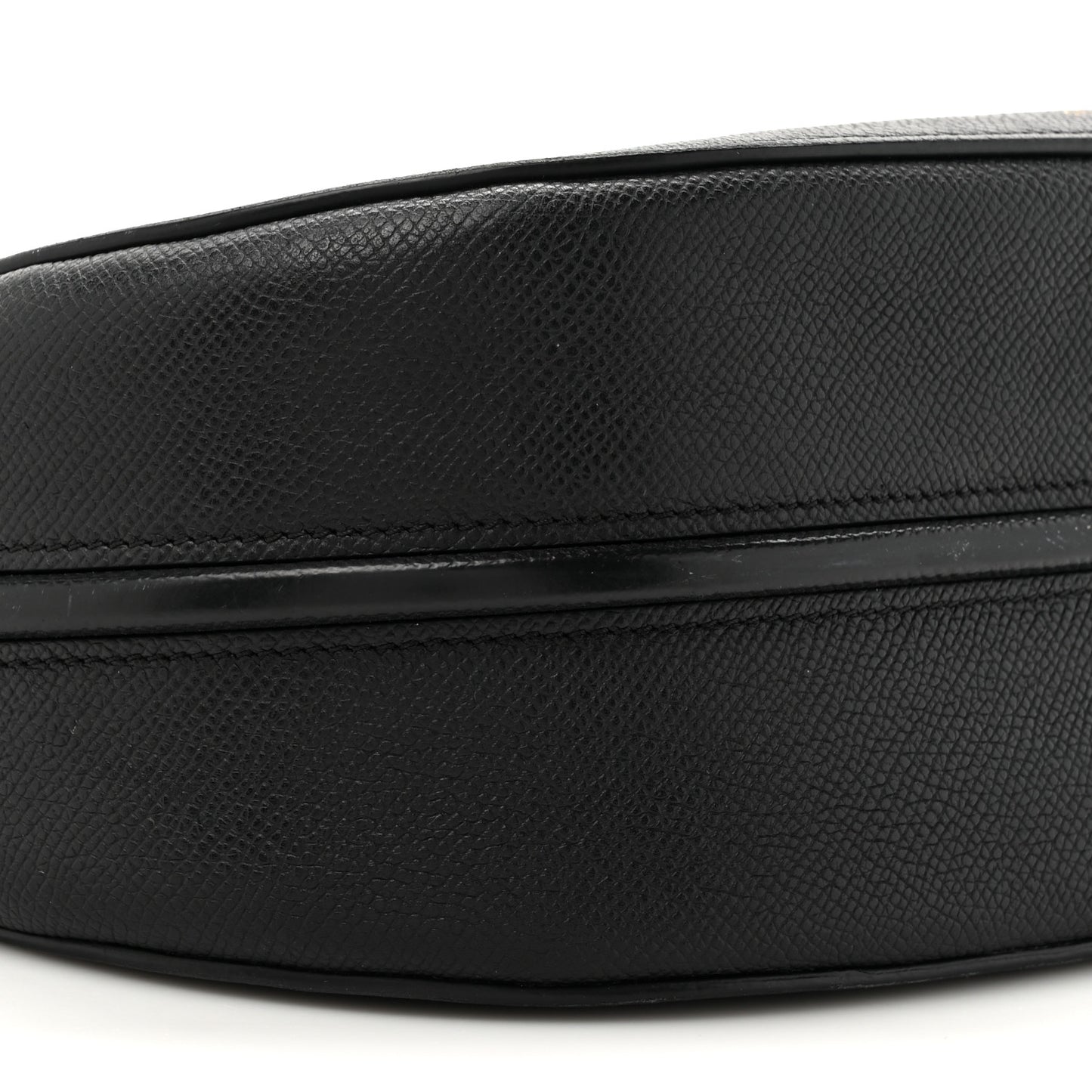 Grained Calfskin Large Trotteur Black
