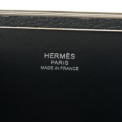 Hermes Chevre Chamkila Mors De Bride Bag Black 6 of 11