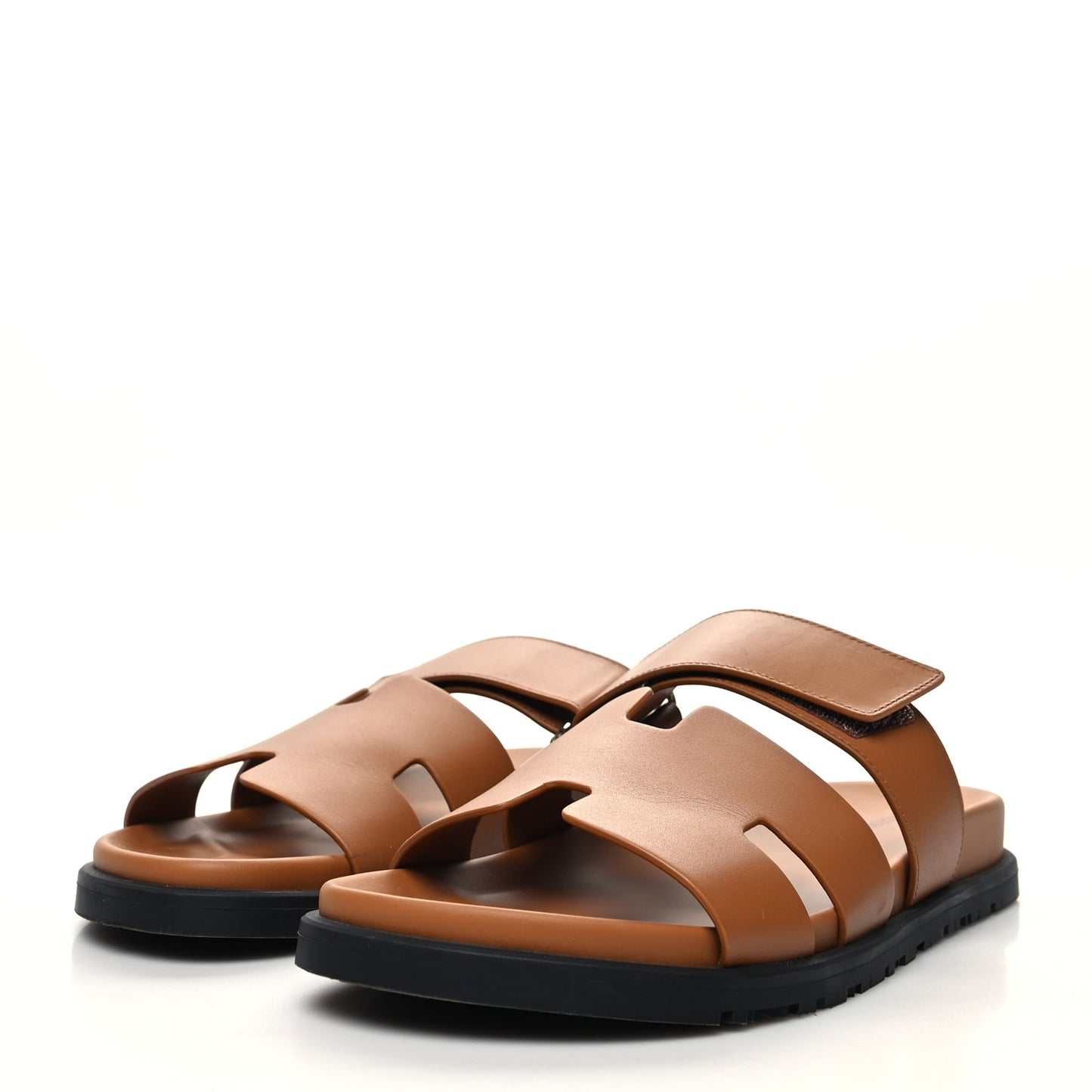 Calfskin Mens Chypre Sandals 41 Naturel